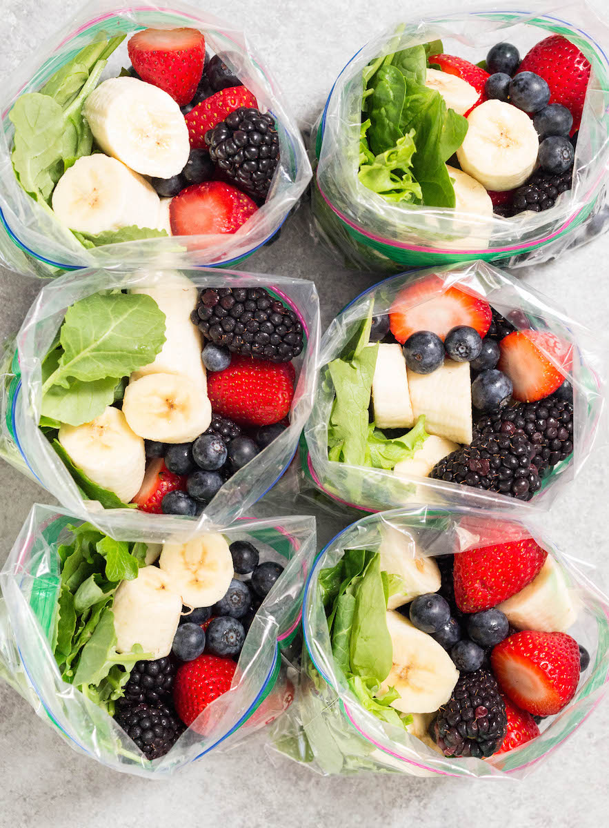 Banana Berry Smoothie Prep Recipe