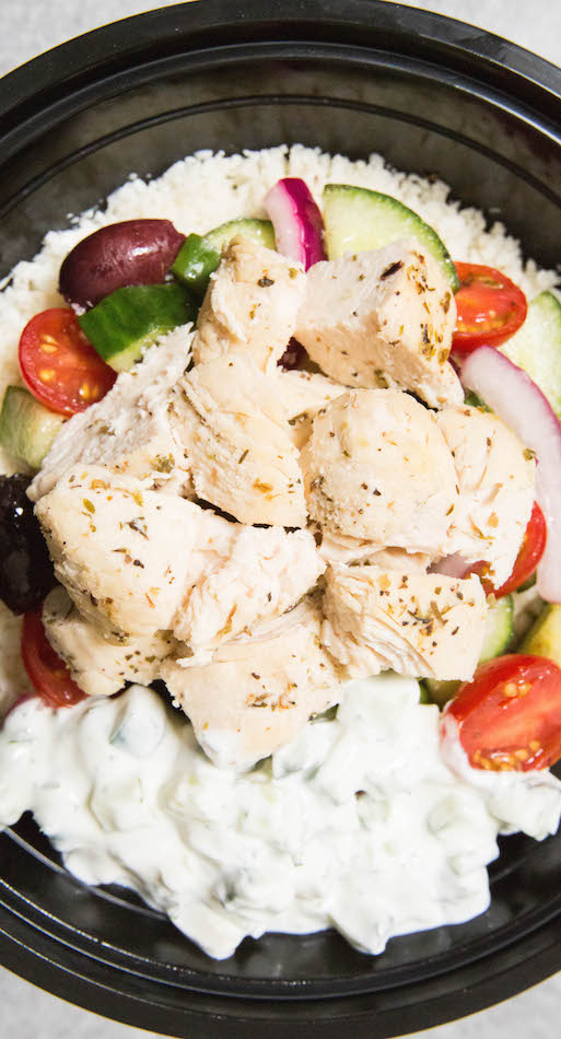 Greek Chicken Bowls Recipe