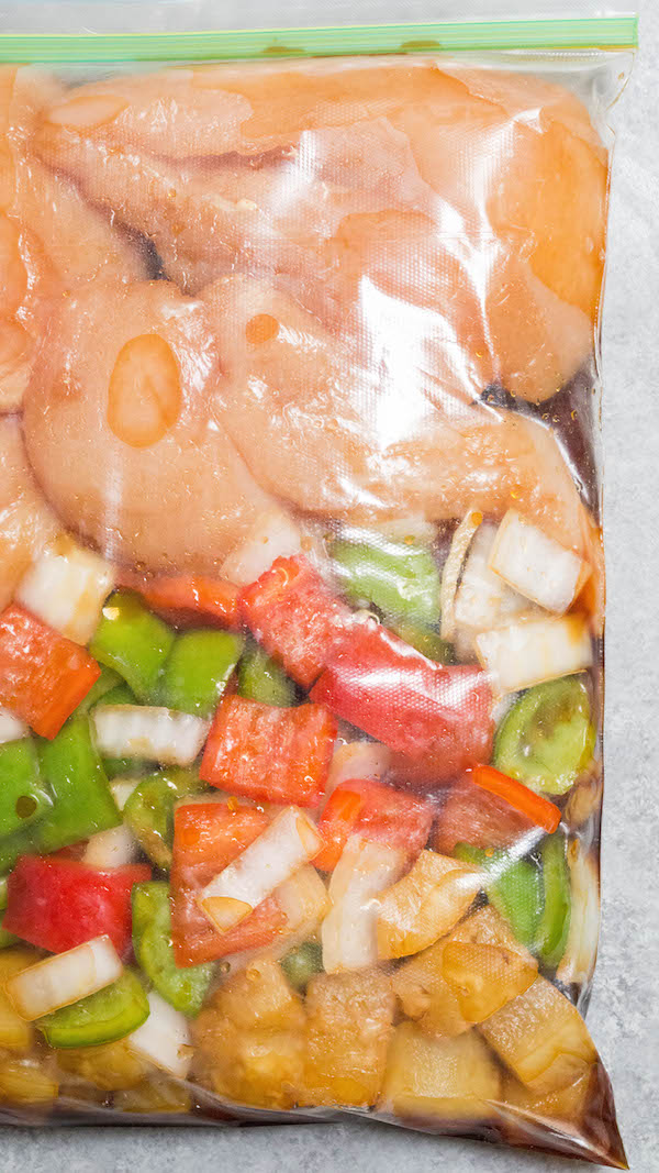 Crock Pot Freezer Chicken Teriyaki Ingredients