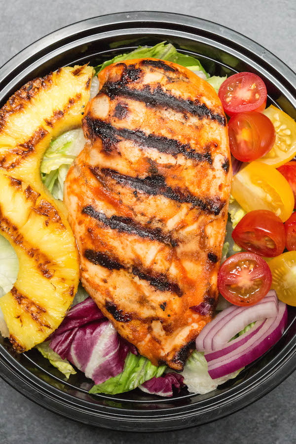 Grilled Sriracha Lime Chicken Salad Lunch Meal Prep