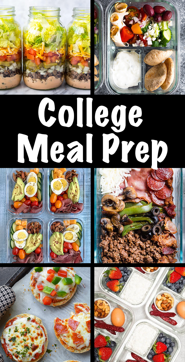 College Meal Prep Ideas - Easy, budget friendly meal prep recipes for students. 