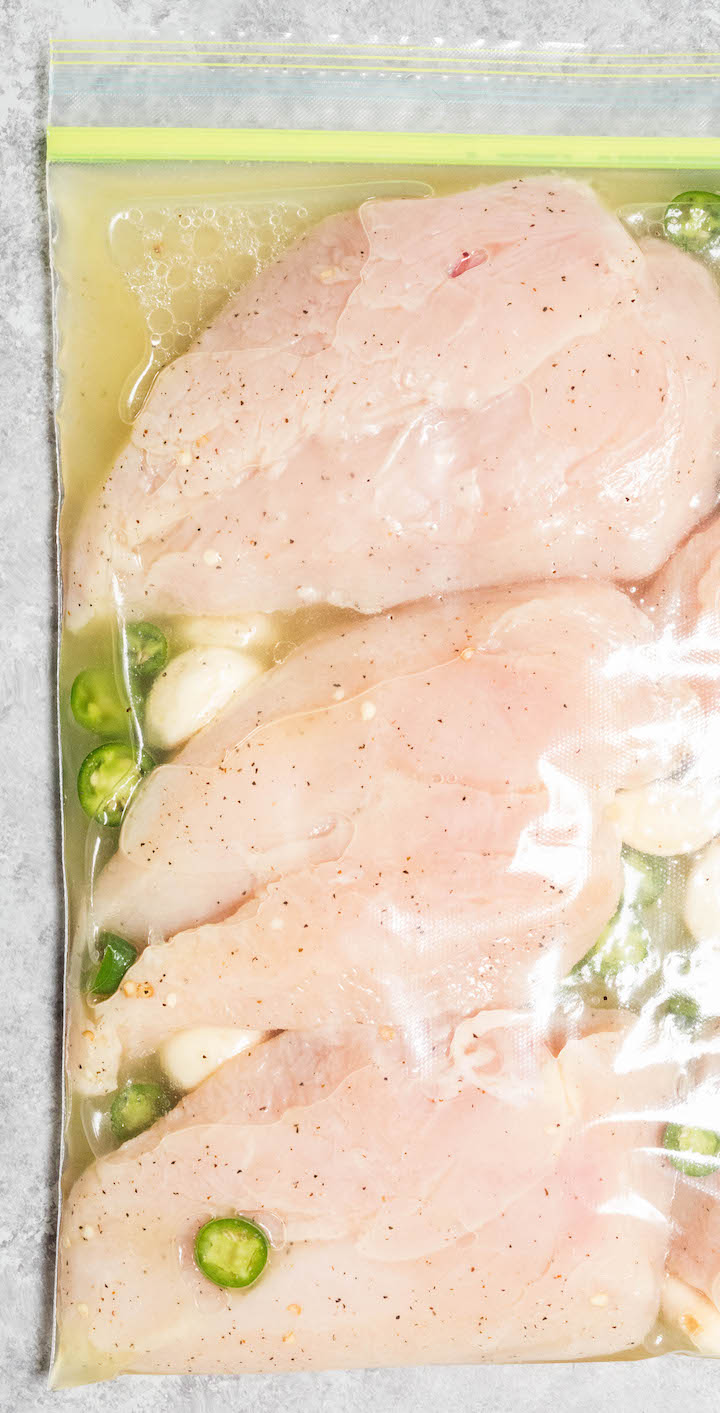 Freezer Crock-Pot Spicy Garlic Lime Chicken