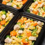 Garlic Chicken & Veggie Pasta Meal Prep