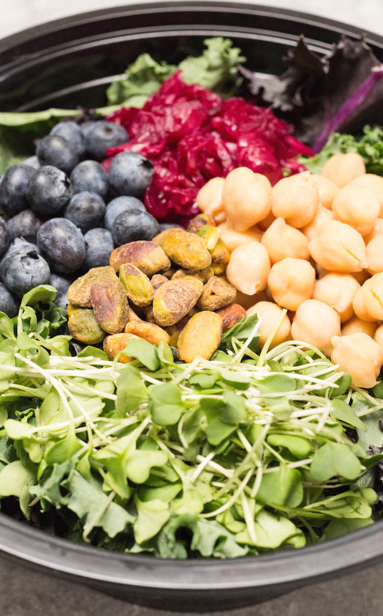 Gut Health Salad Ingredients